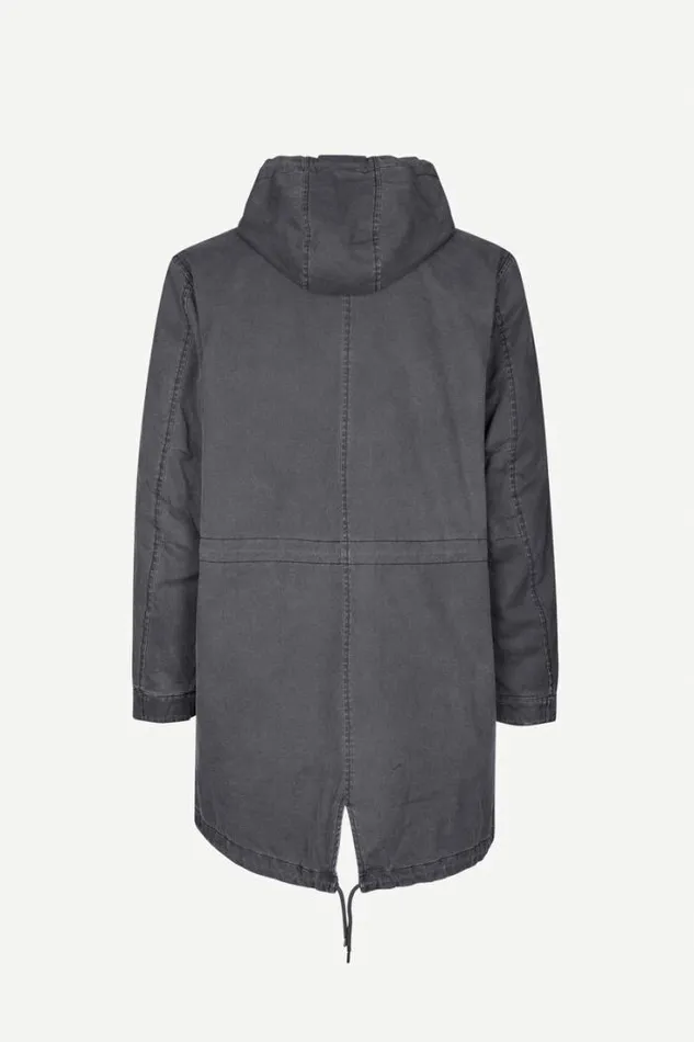 Man Paw Parka Coat 14935 Black Samse Samse Jackets and Coats