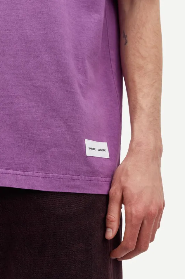 Man Pigment Tshirt 14508 Sunset Purple Samse Samse Tshirts and Polos Man Pigment Tshirt 14508 Sunset Purple Samse Samse Tshirts and Polos
