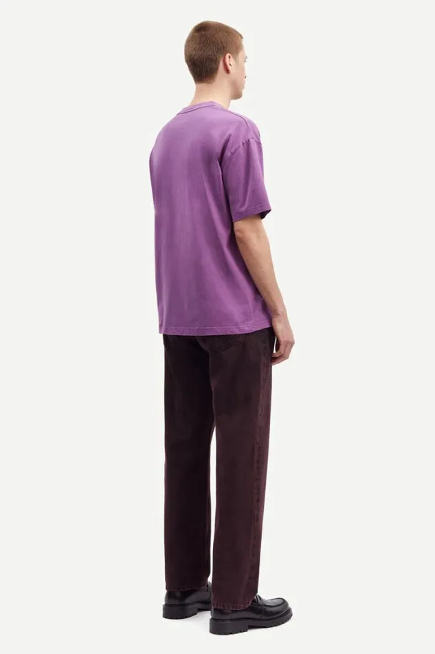 Man Pigment Tshirt 14508 Sunset Purple Samse Samse Tshirts and Polos Man Pigment Tshirt 14508 Sunset Purple Samse Samse Tshirts and Polos