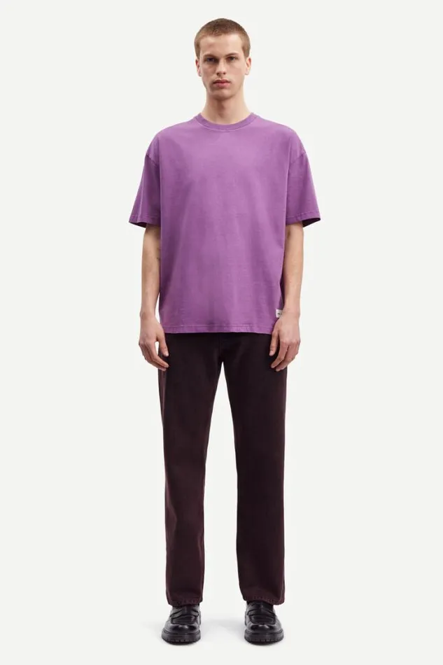 Man Pigment Tshirt 14508 Sunset Purple Samse Samse Tshirts and Polos Man Pigment Tshirt 14508 Sunset Purple Samse Samse Tshirts and Polos
