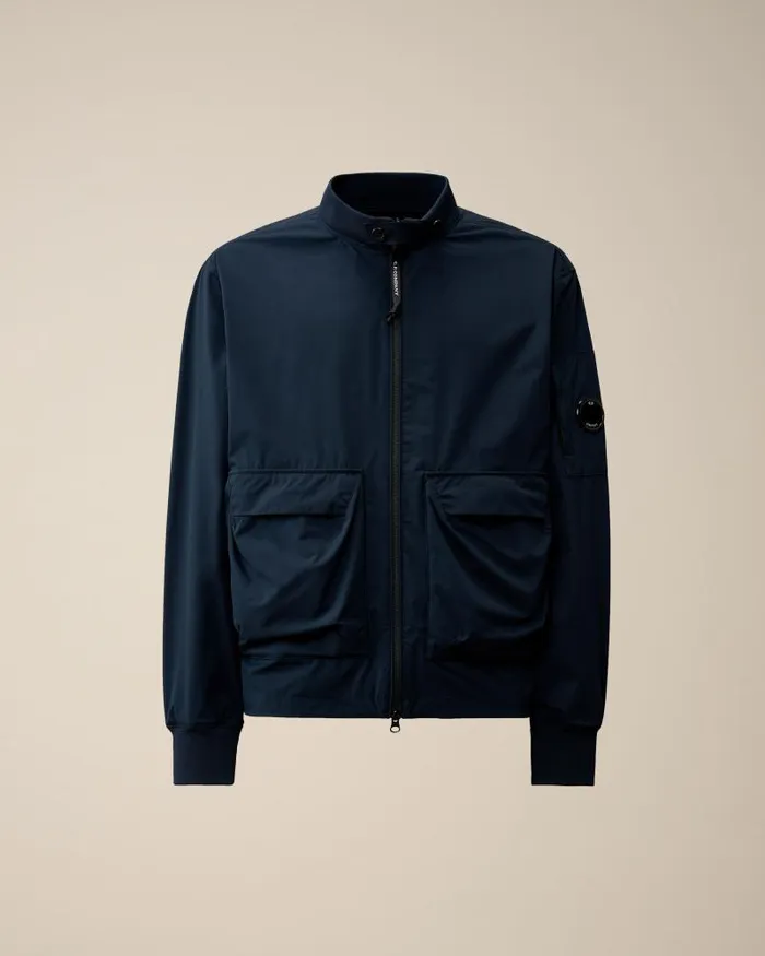 Man ProTek Bomber Jacket Total Eclipse 8211 Blue CP Company Jacket and Coats