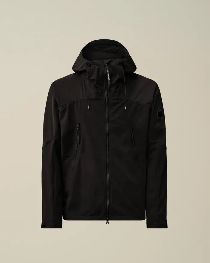 Man ProTek Hooded Jacket Black CP Company Jacket and Coats