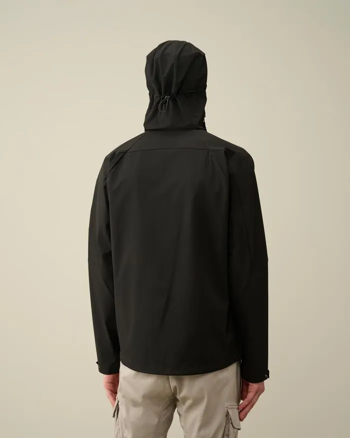 Man ProTek Hooded Jacket Black CP Company Jacket and Coats