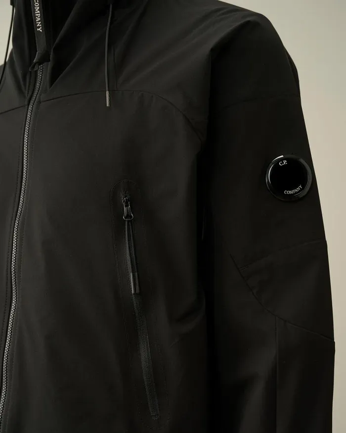Man ProTek Hooded Jacket Black CP Company Jacket and Coats
