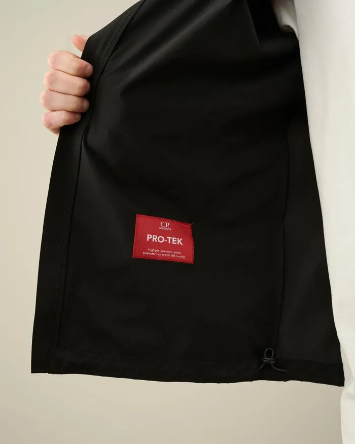 Man ProTek Hooded Jacket Black CP Company Jacket and Coats