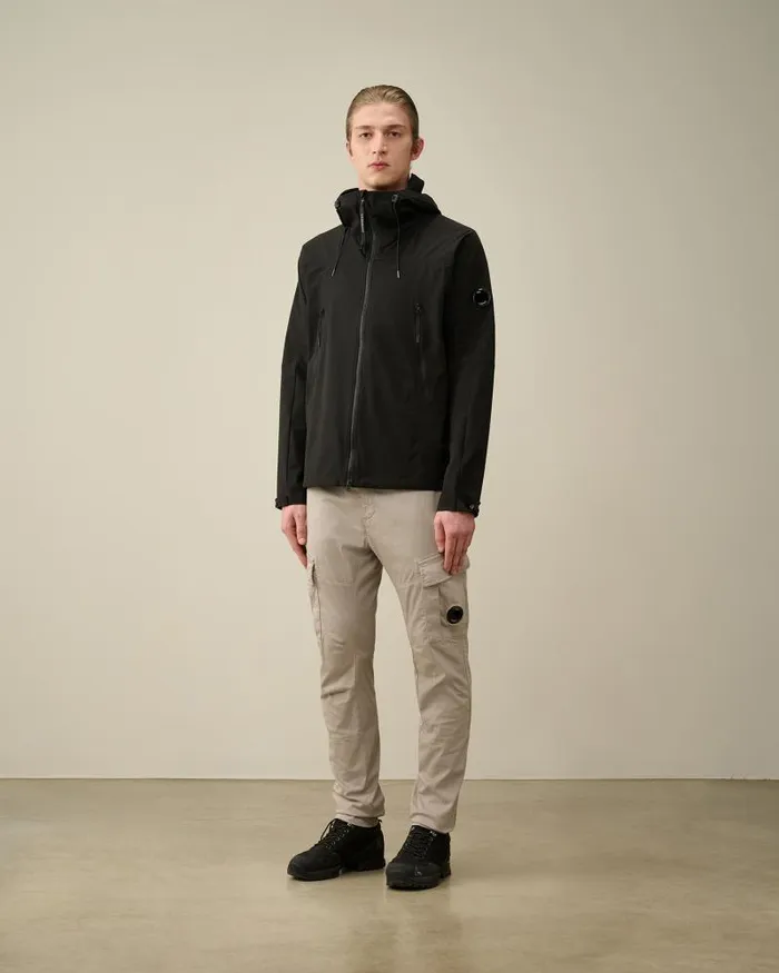 Man ProTek Hooded Jacket Black CP Company Jacket and Coats