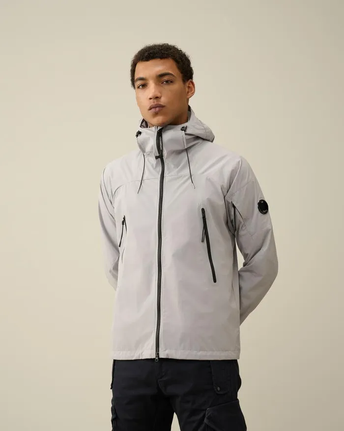 Man ProTek Hooded Jacket Drizzle Grey CP Company Jacket and Coats