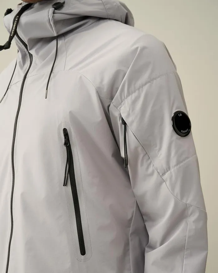 Man ProTek Hooded Jacket Drizzle Grey CP Company Jacket and Coats