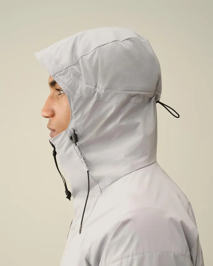 Man ProTek Hooded Jacket Drizzle Grey CP Company Jacket and Coats