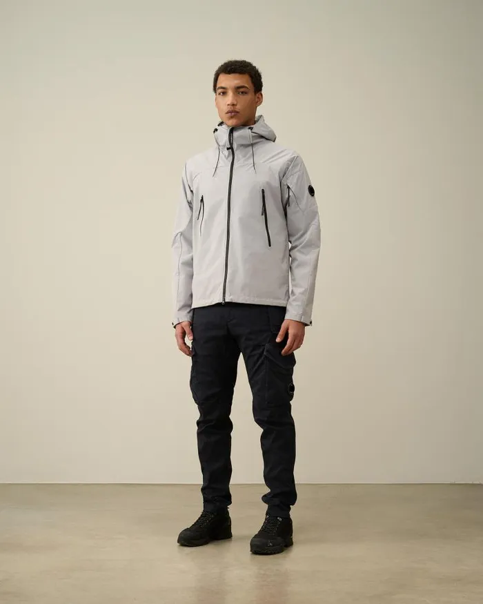 Man ProTek Hooded Jacket Drizzle Grey CP Company Jacket and Coats