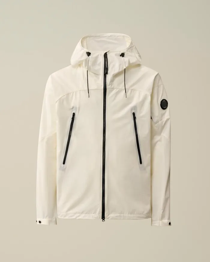 Man ProTek Hooded Jacket Gauze White CP Company Jacket and Coats