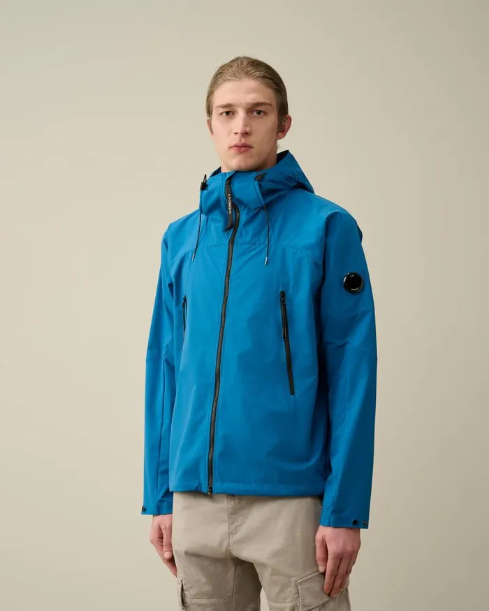 Man ProTek Hooded Jacket Ink Blue CP Company Jacket and Coats