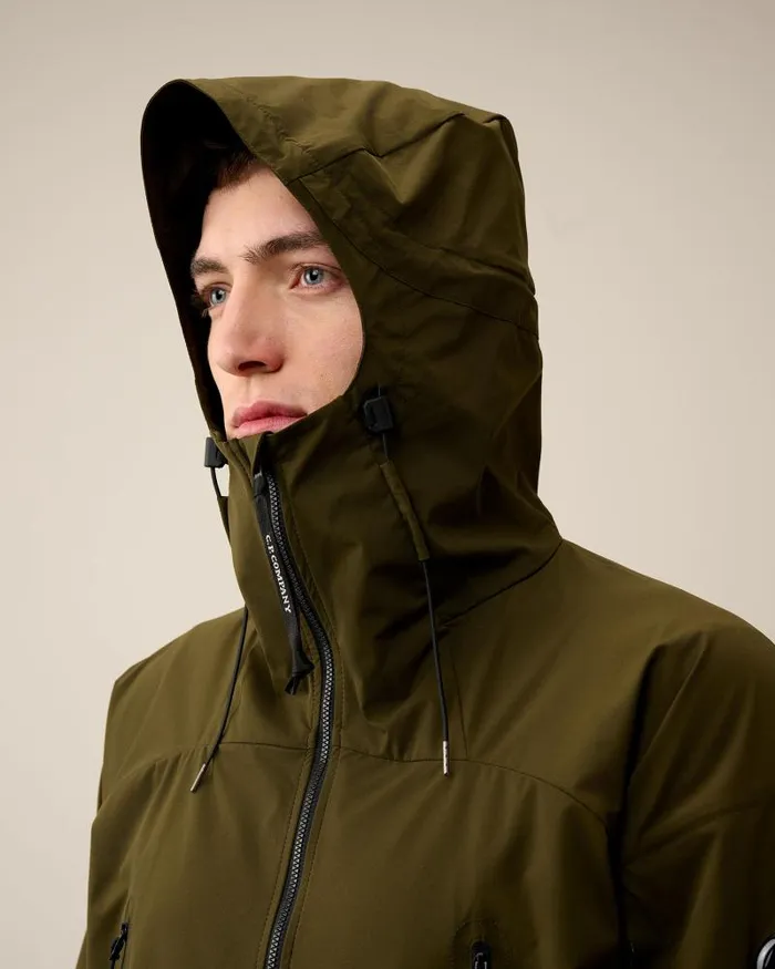 Man ProTek Hooded Jacket Ivy Green CP Company Jacket and Coats