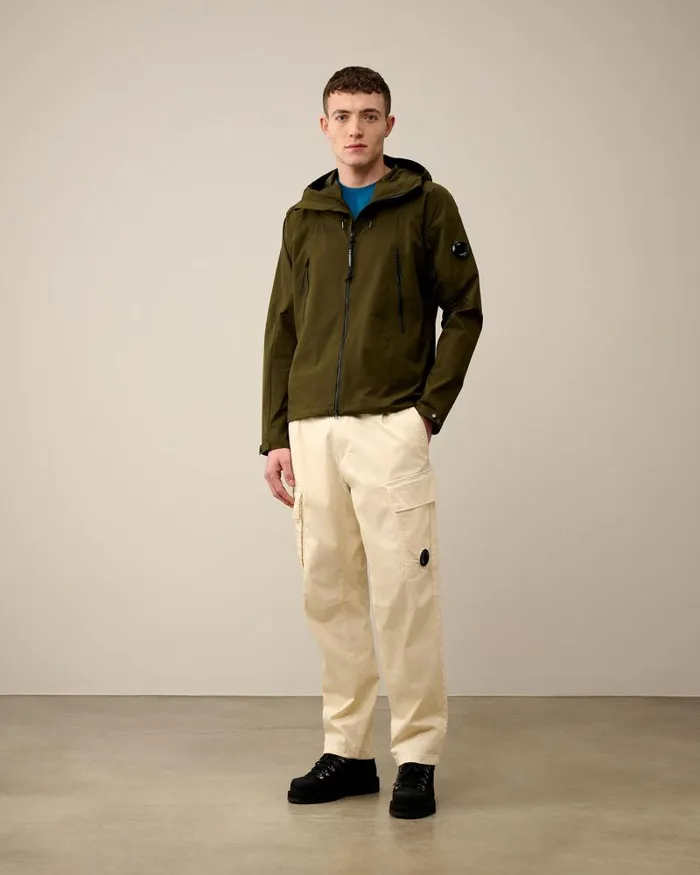 Man ProTek Hooded Jacket Ivy Green CP Company Jacket and Coats