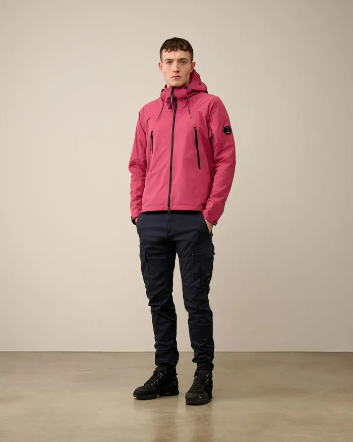 Man ProTek Hooded Jacket Red Bud CP Company Jacket and Coats
