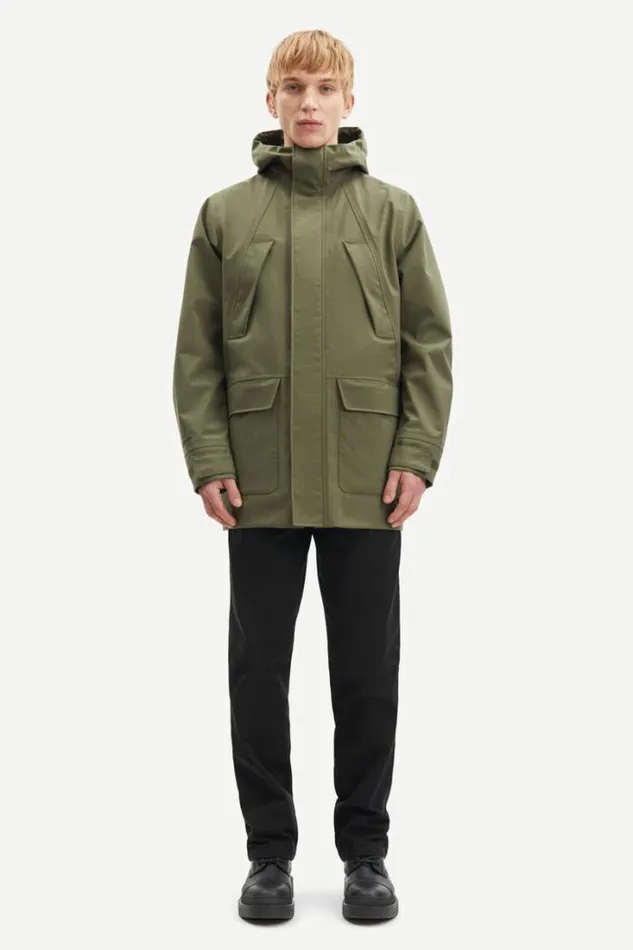 Man Robert Jacket 13037 Olive Night Samse Samse Jackets and Coats