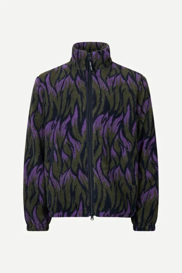 Man Rune Full Zip Aop 11705 Sunset Flame Samse Samse Sweatshirts and Hoodies