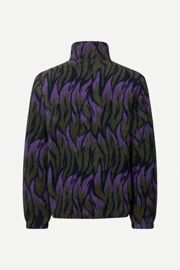 Man Rune Full Zip Aop 11705 Sunset Flame Samse Samse Sweatshirts and Hoodies