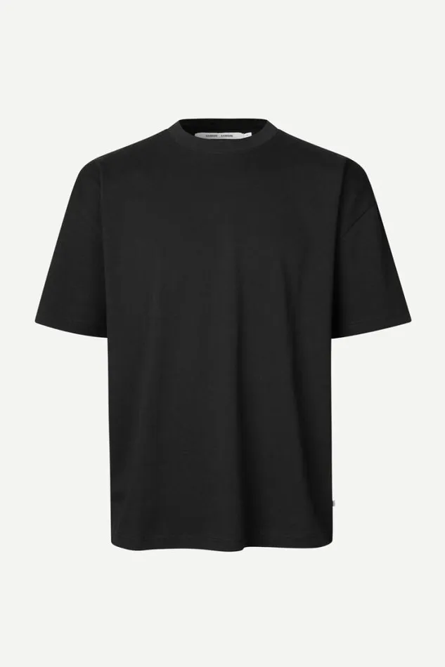 Man Sahudson Tshirt 15097 Black Samse Samse Tshirts and Polos