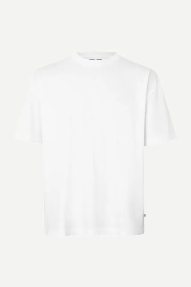 Man Sahudson Tshirt 15097 White Samse Samse Tshirts and Polos