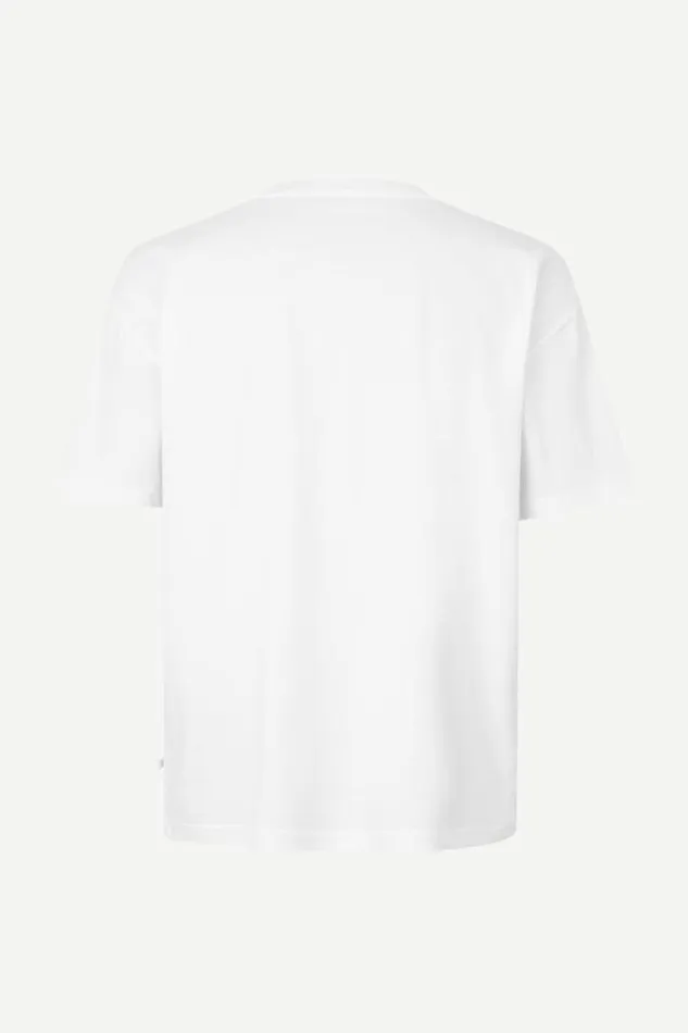Man Sahudson Tshirt 15097 White Samse Samse Tshirts and Polos