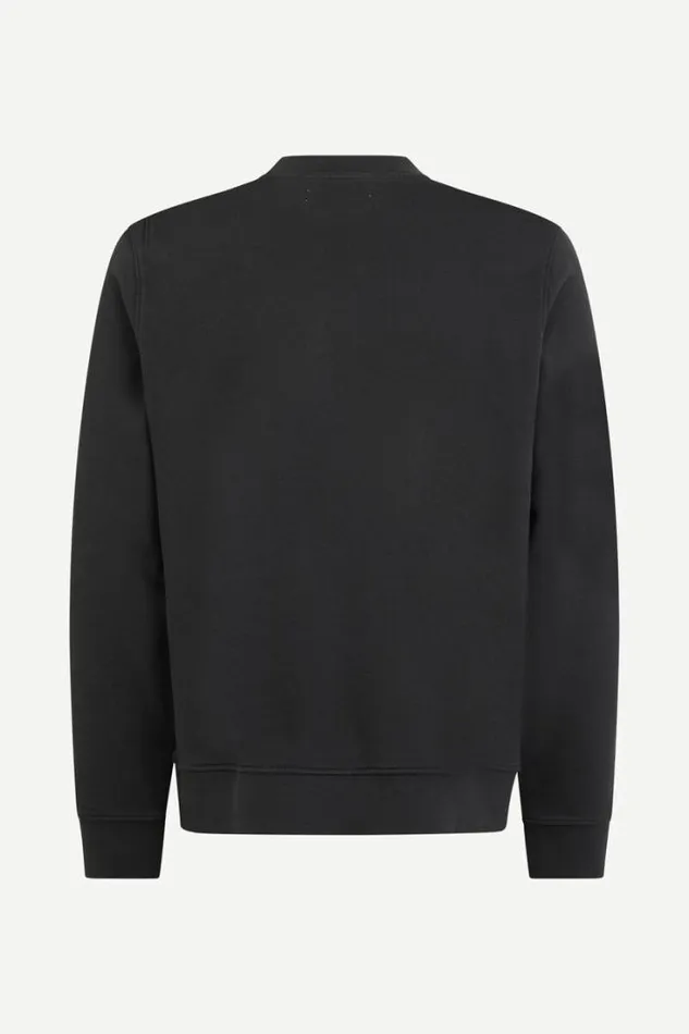 Man Saleonardo Sweatshirt 15094 Black Samse Samse Sweatshirts and Hoodies