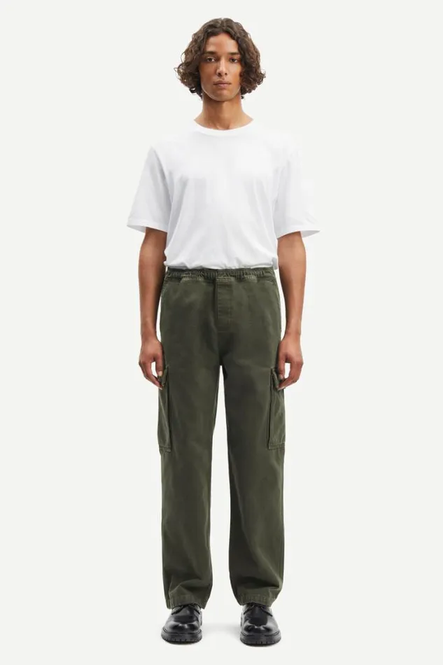 Man Samagnus Cargo Trousers 14997 Climbing Ivy Samse Samse Trousers