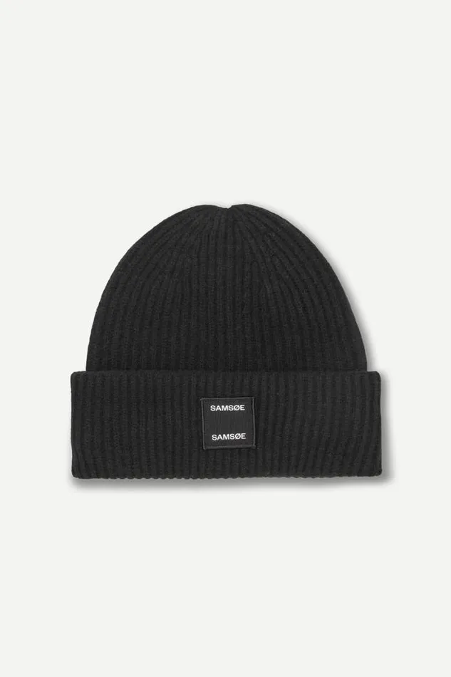 Man Samsoe M Beanie 12758 Black Samse Samse Hats