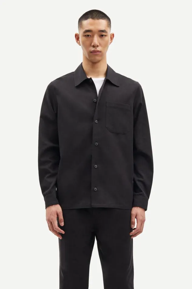 Man Sataka JC Overshirt 13208 Black Samse Samse Shirts