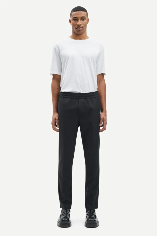 Man Smithy Trousers 14930 Dark Grey Mel Samse Samse Trousers