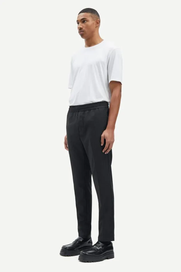 Man Smithy Trousers 14930 Dark Grey Mel Samse Samse Trousers
