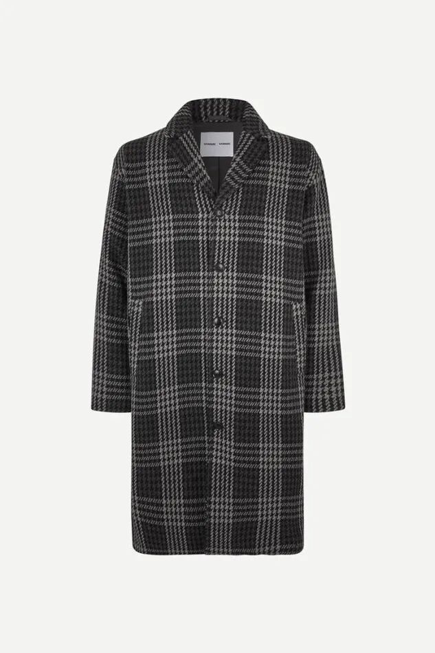 Man Stefano Coat 14529 Black Ch Samse Samse Jackets and Coats