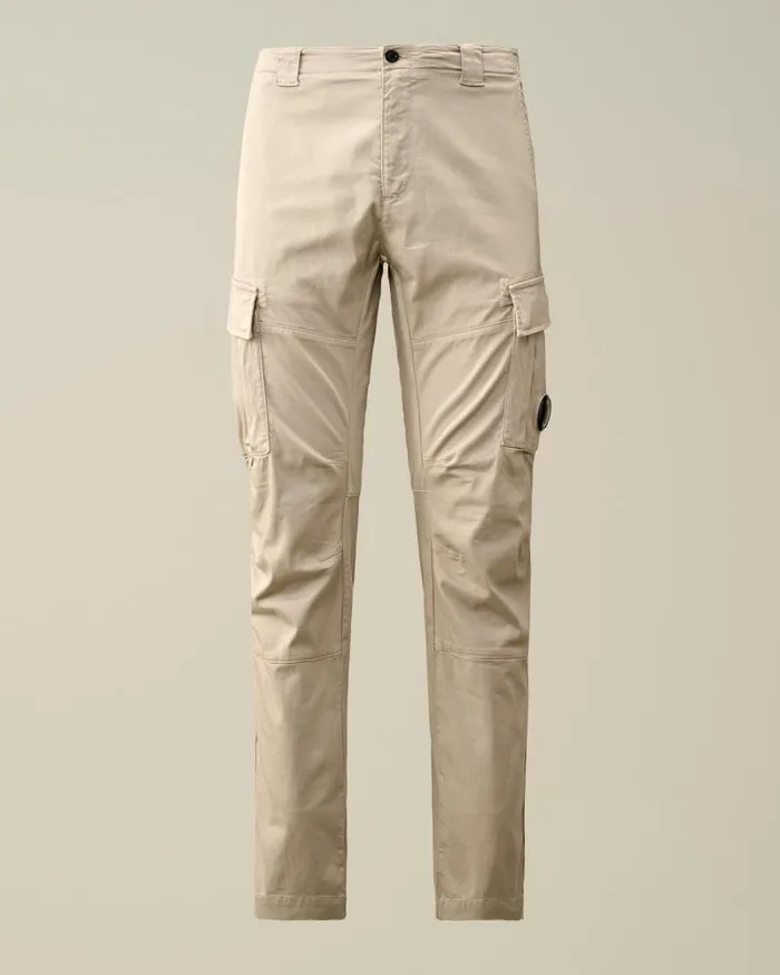 Man Stretch Sateen Ergonomic Lens Cargo Pants Goat 8211 Grey CP Company Trousers Man Stretch Sateen Ergonomic Lens Cargo Pants Goat 8211 Grey CP Company Trousers