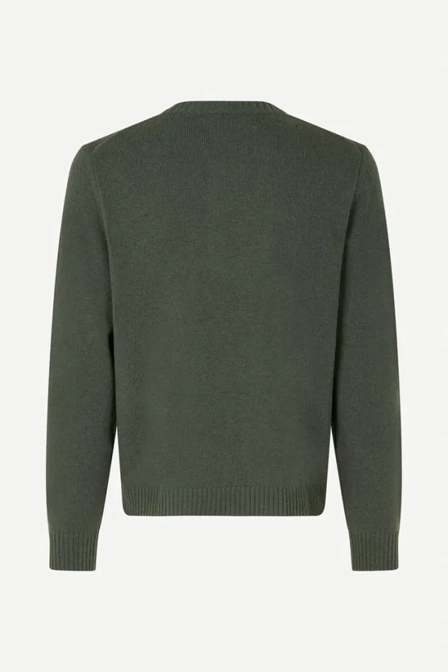 Man Sylli Crew Neck 132 Climbing Ivy Samse Samse Knitwear