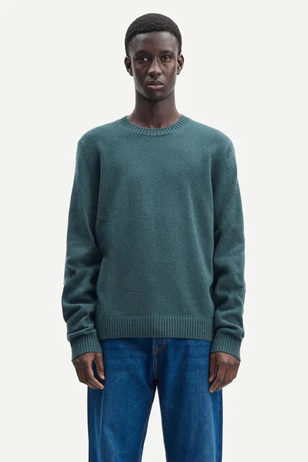 Man Sylli Crew Neck 132 Garden Topiary Samse Samse Knitwear