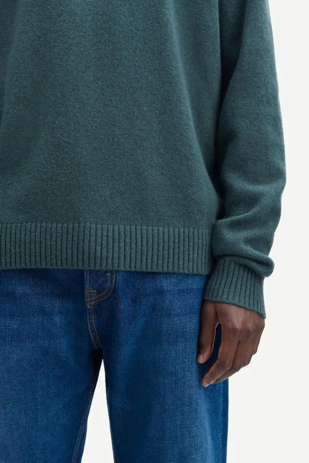 Man Sylli Crew Neck 132 Garden Topiary Samse Samse Knitwear