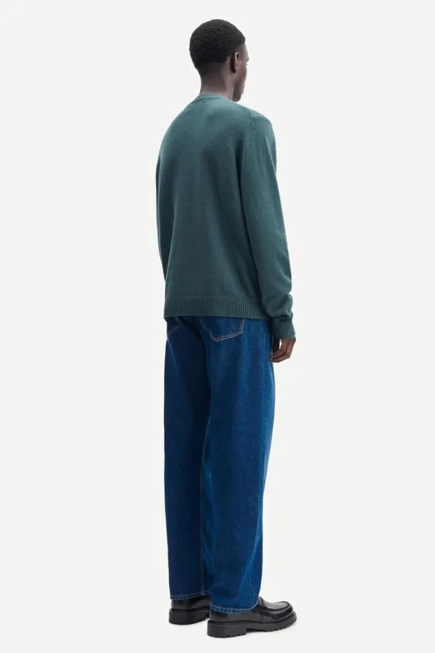 Man Sylli Crew Neck 132 Garden Topiary Samse Samse Knitwear