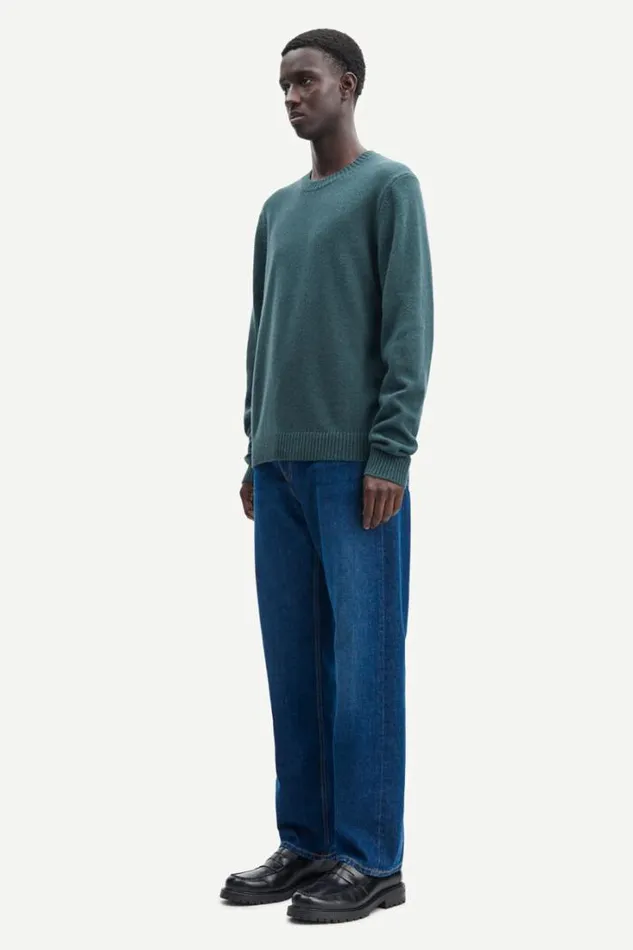 Man Sylli Crew Neck 132 Garden Topiary Samse Samse Knitwear