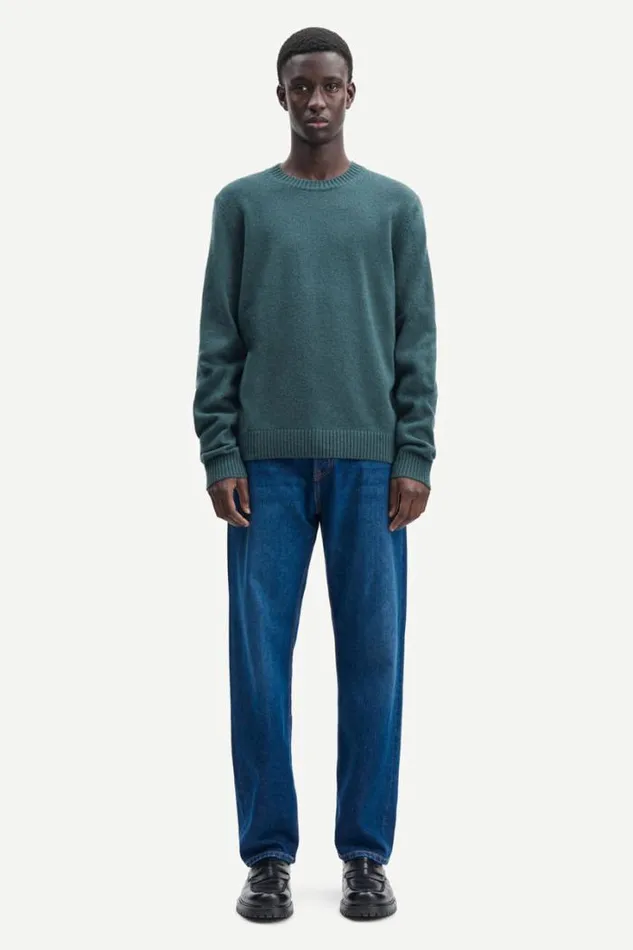 Man Sylli Crew Neck 132 Garden Topiary Samse Samse Knitwear