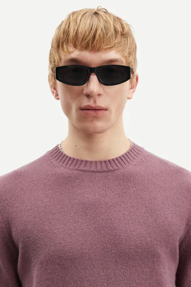 Man Sylli Crew Neck 132 Tulipwood Samse Samse Knitwear