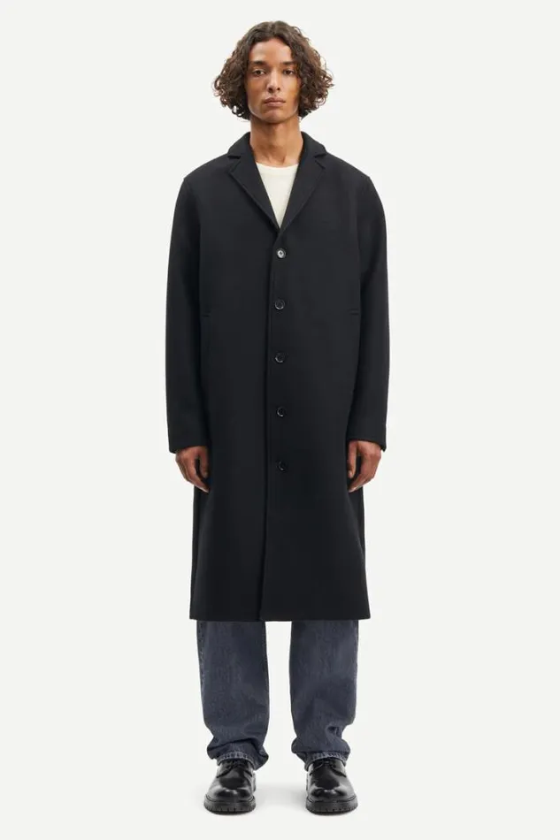 Man Tesfa Coat 14108 Black Samse Samse Jackets and Coats