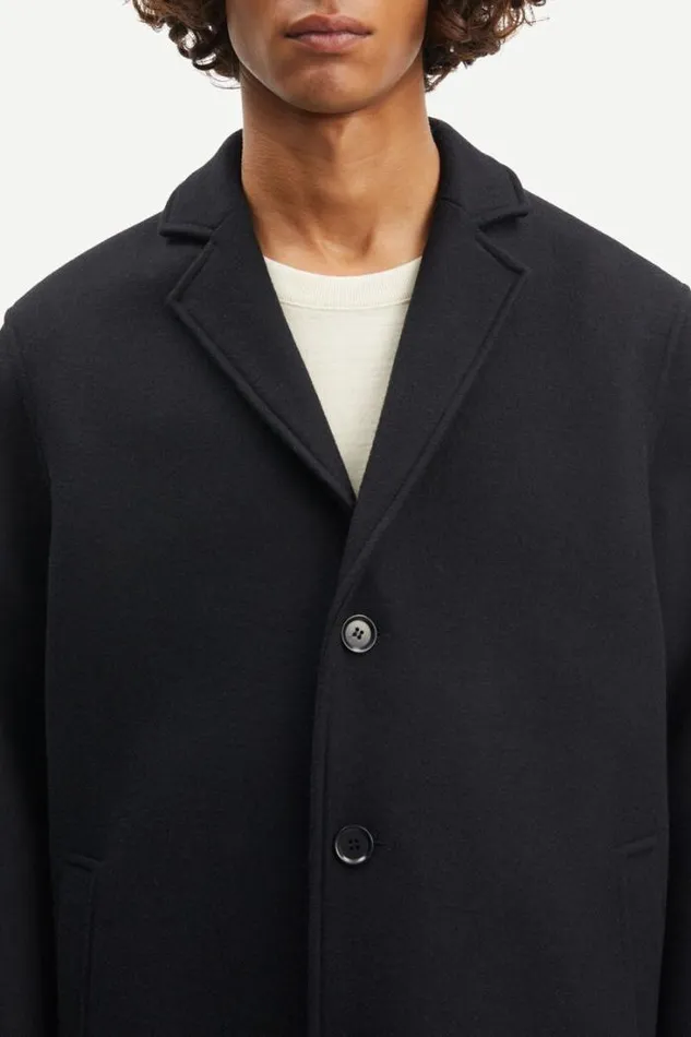 Man Tesfa Coat 14108 Black Samse Samse Jackets and Coats