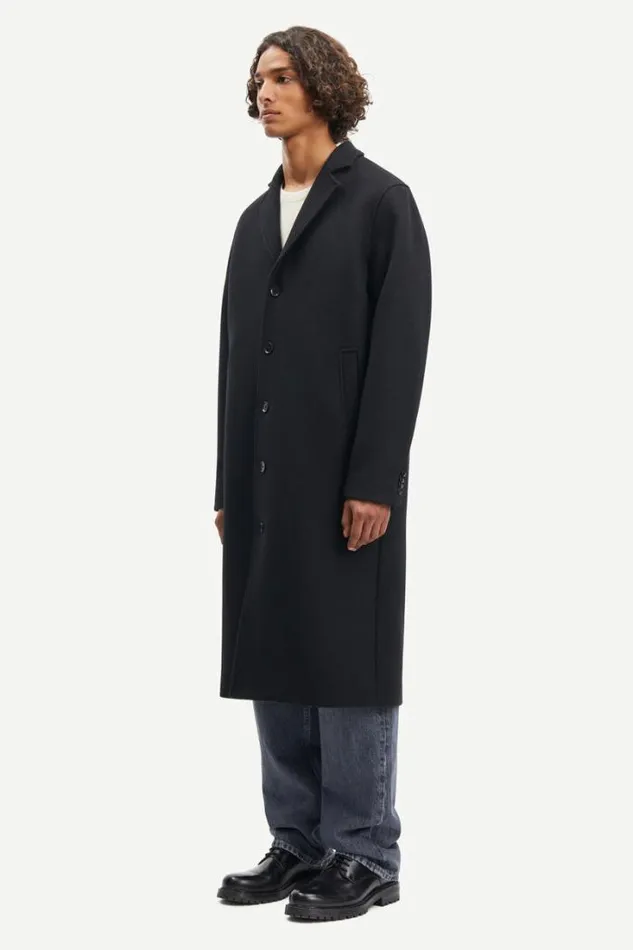 Man Tesfa Coat 14108 Black Samse Samse Jackets and Coats