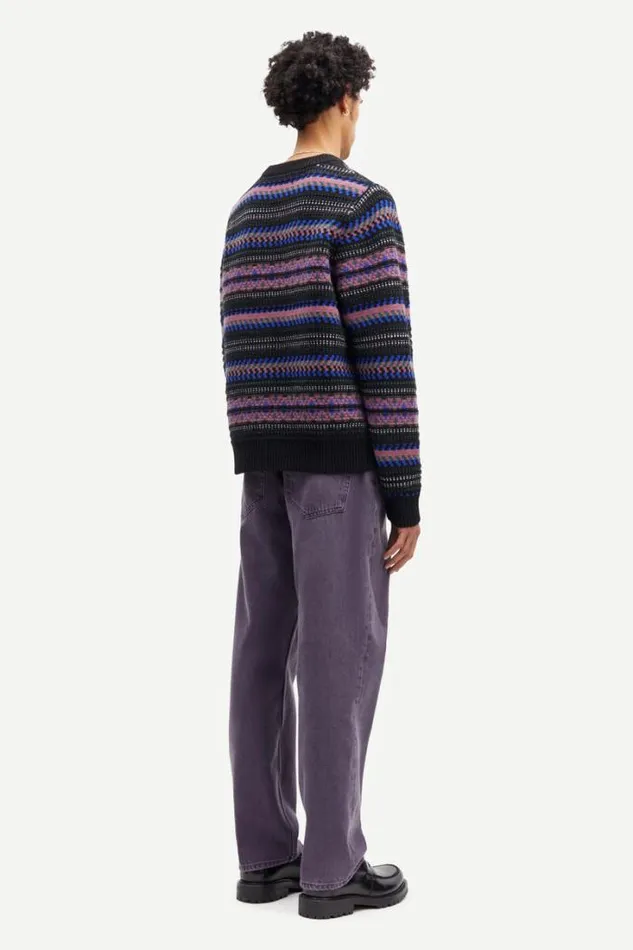 Man Tiago Crew Neck 11250 Tulipwood St Samse Samse Knitwear