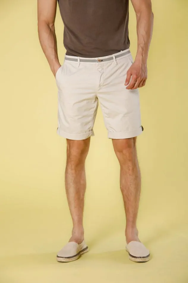Man Torino University Chino Bermuda In Stretch Gabardine Slim Mason039s Bermuda