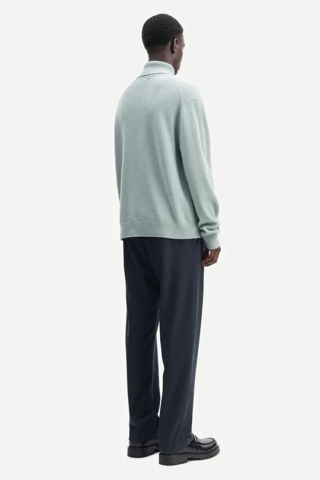 Man Viktor Turtle Neck 12758 Iceberg Green Samse Samse Knitwear