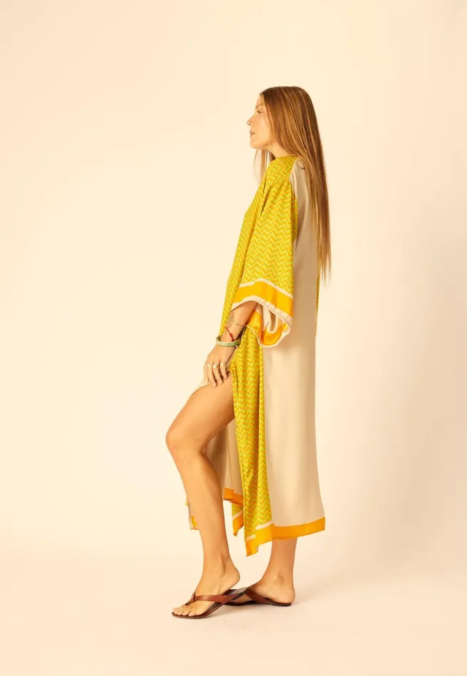 Marin Dress With Sash Block Zigzag Aubergine Women Natalie Martin Dresses