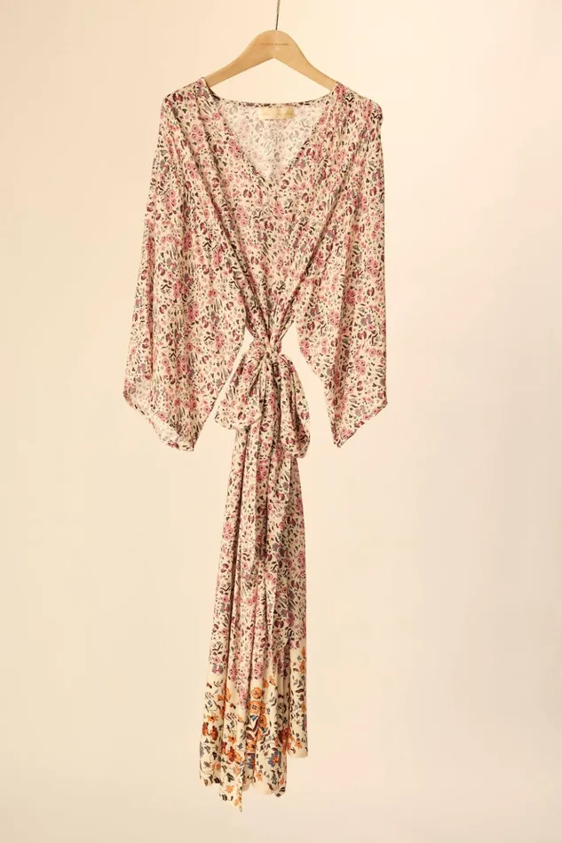 Marin Dress With Sash Petite Fleur Rose Women Natalie Martin Coverups