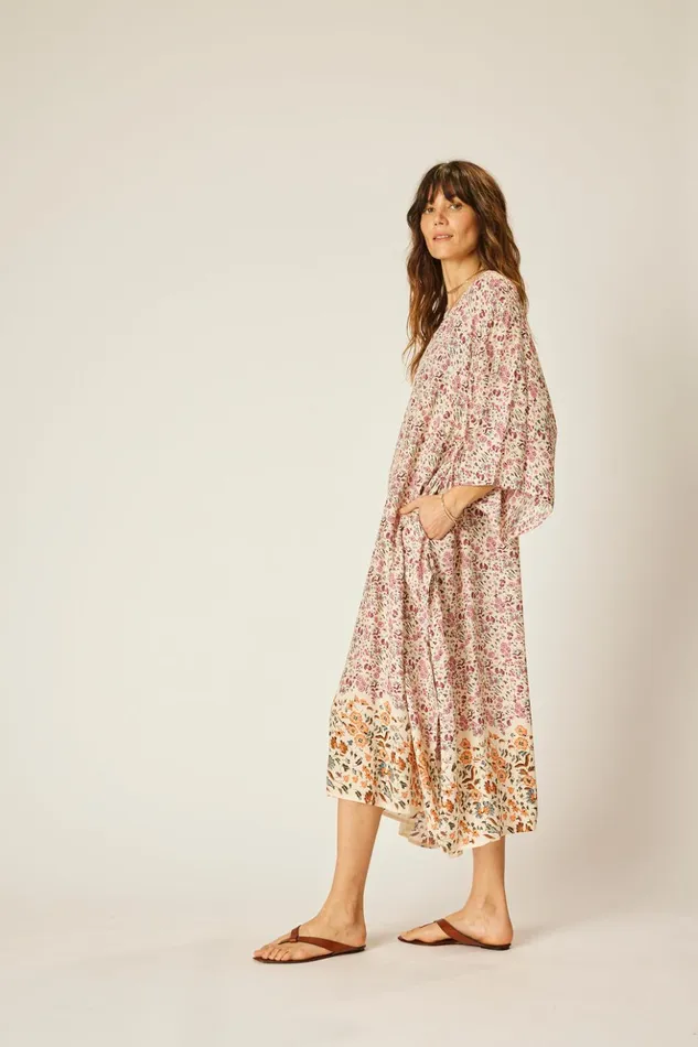 Marin Dress With Sash Petite Fleur Rose Women Natalie Martin Coverups