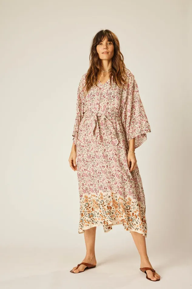 Marin Dress With Sash Petite Fleur Rose Women Natalie Martin Dresses